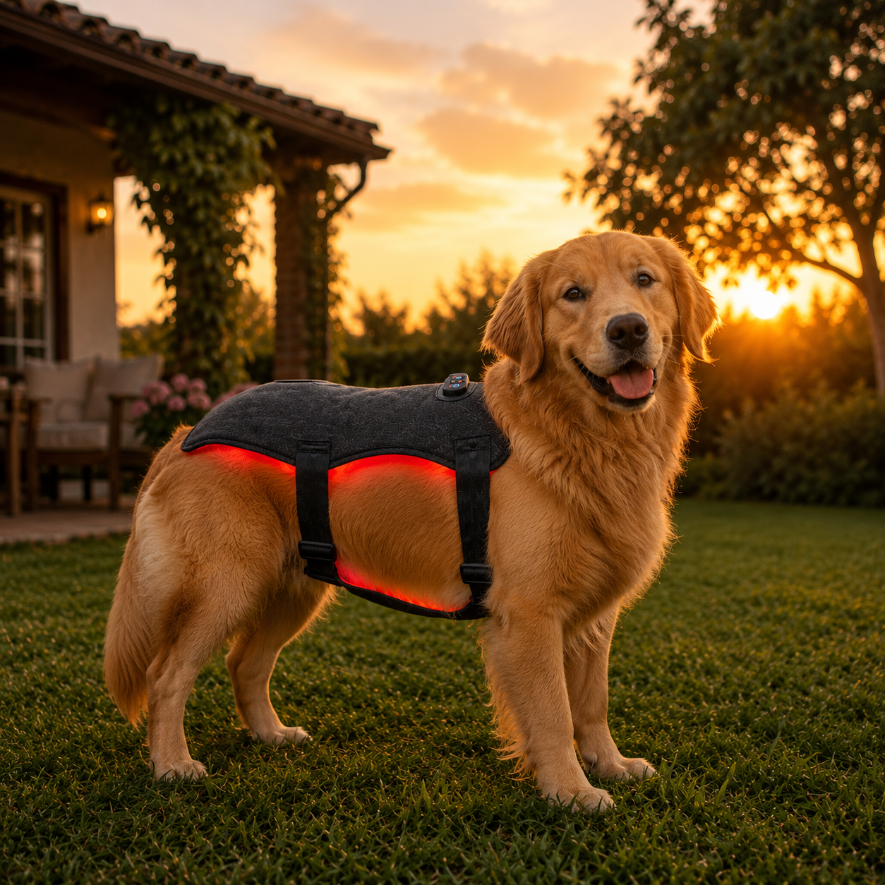 RedPaw™ Red Light Therapy Vest – Vet-Level Pain Relief for Dogs, From the Comfort of Home